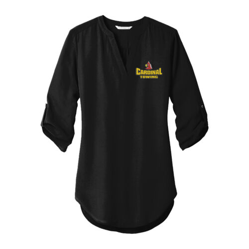 Ladies 3/4 Sleeve Tunic Blouse Thumbnail