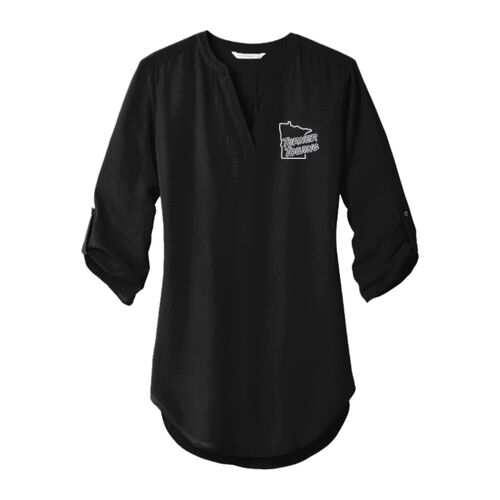 Ladies 3/4 Sleeve Tunic Blouse Thumbnail